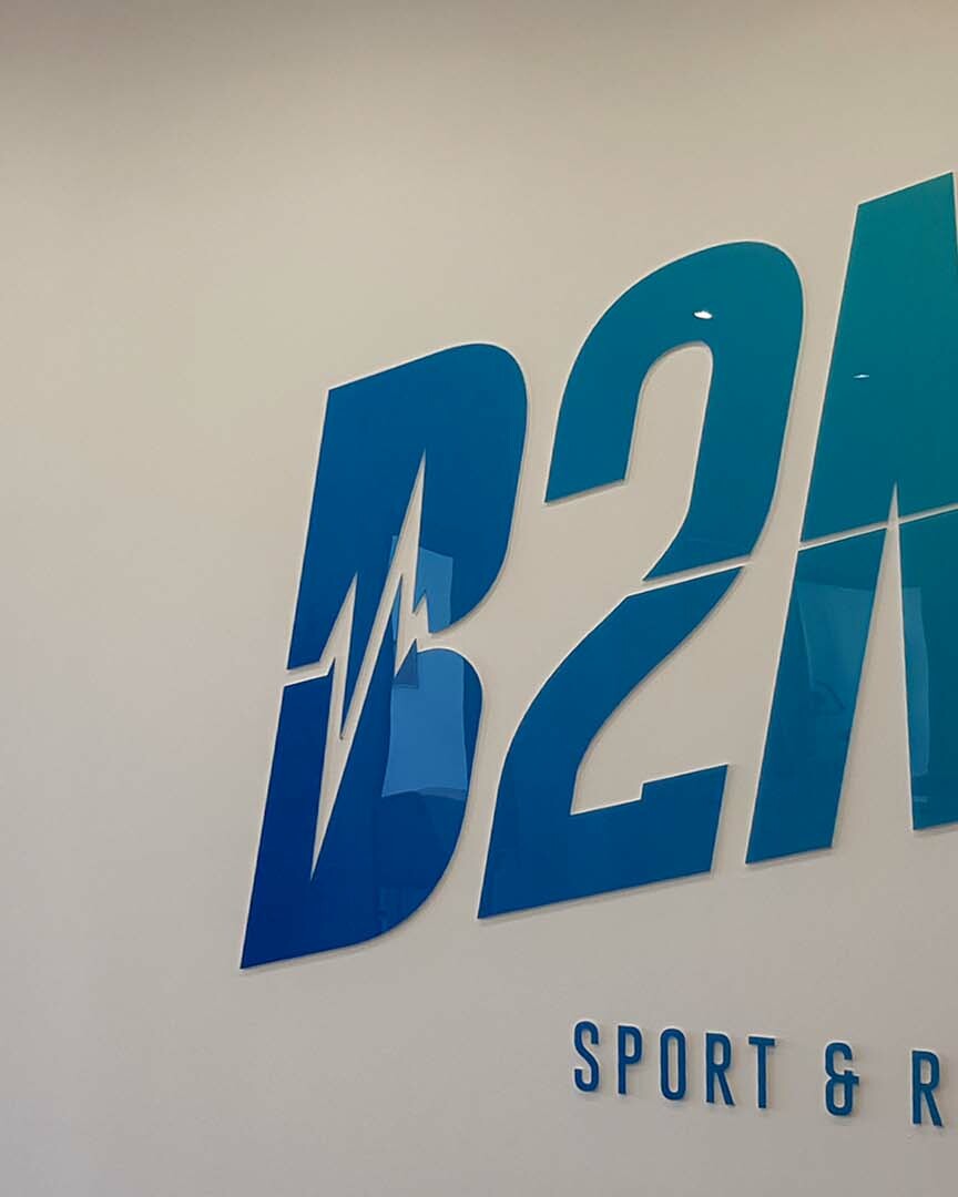 Signalétique sur mur - B2M