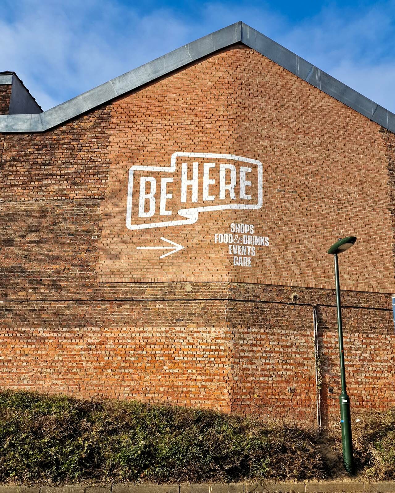 Signalétique sur mur