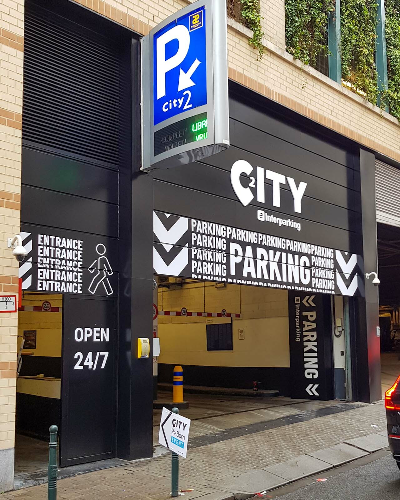 Signalétique sur mur