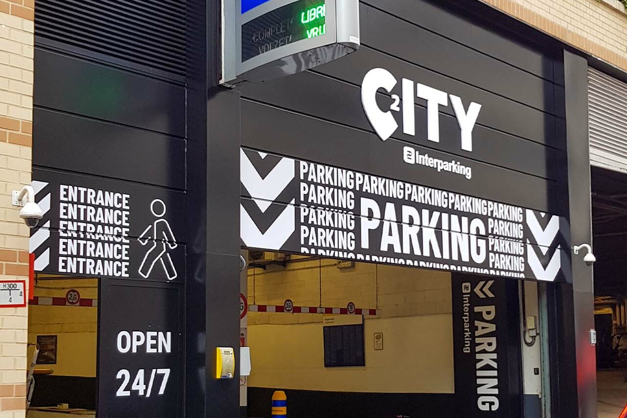 Signalétique sur mur