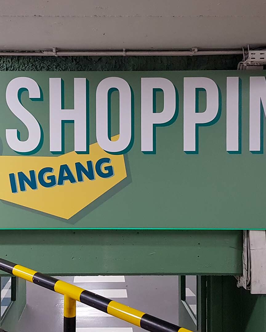 Signalétique sur mur - Interparking