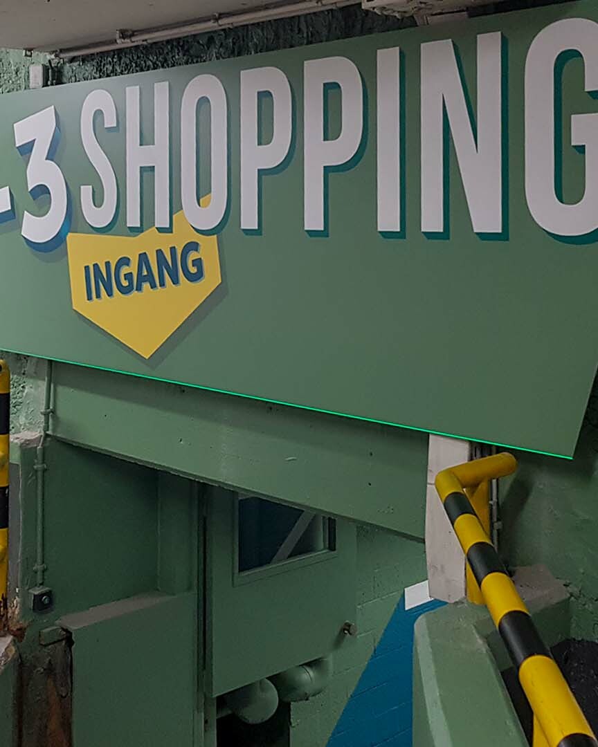 Signalétique sur mur - Interparking