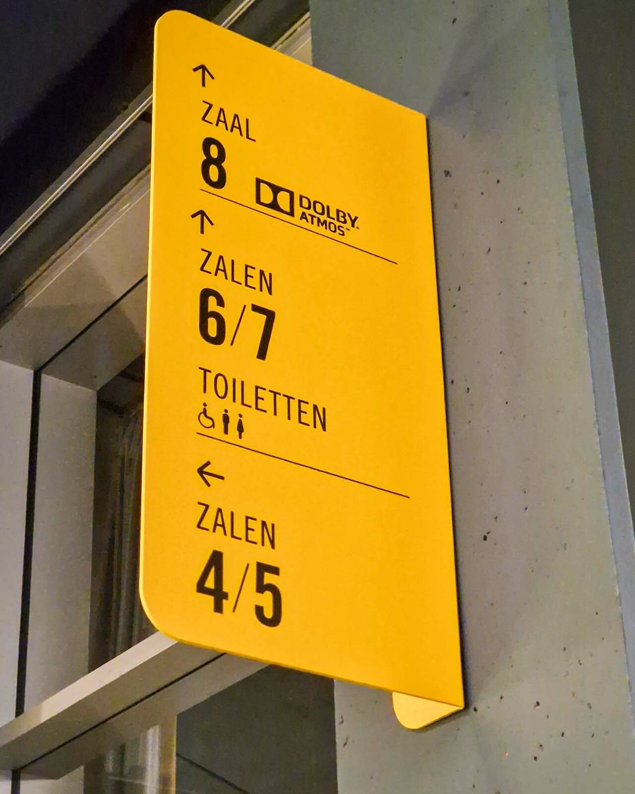 Signalétique sur mur