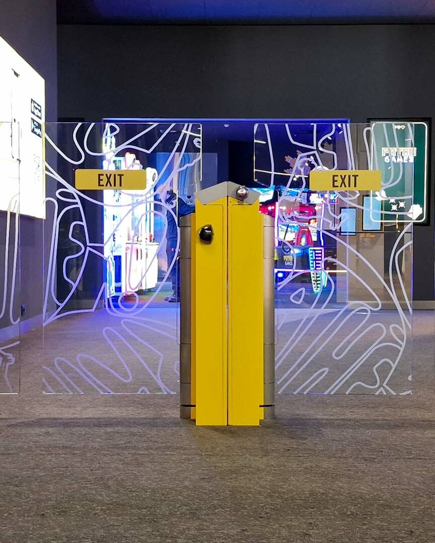 Signalétique sur mur