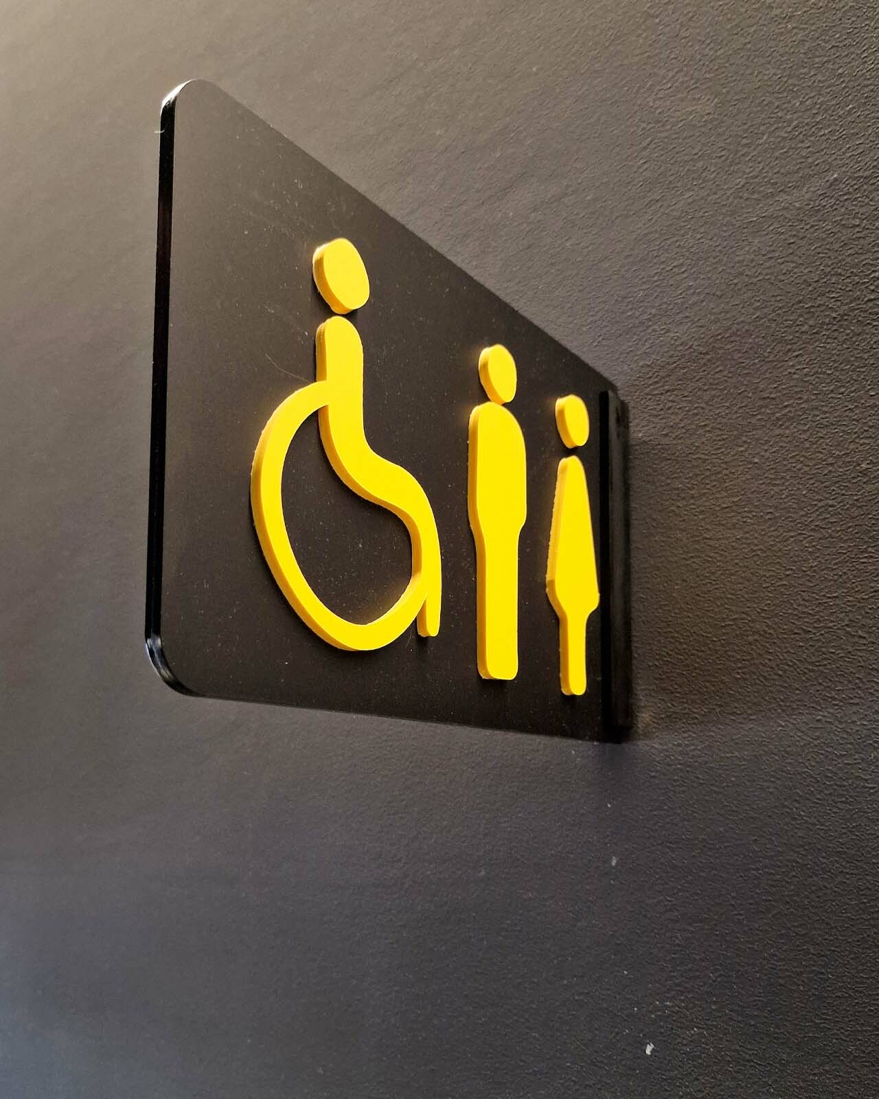 Signalétique sur mur