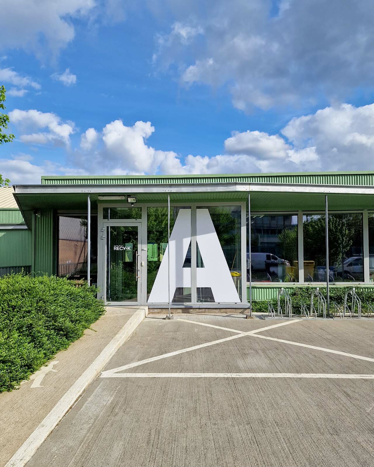 Signalétique sur mur - recyk