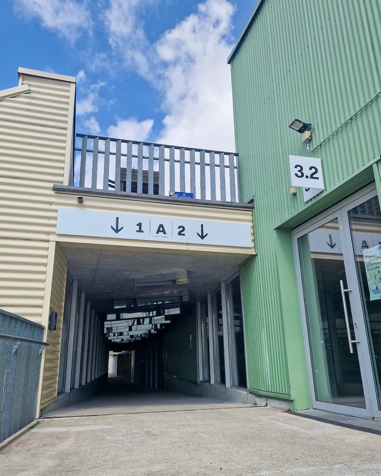 Signalétique sur mur - recyk