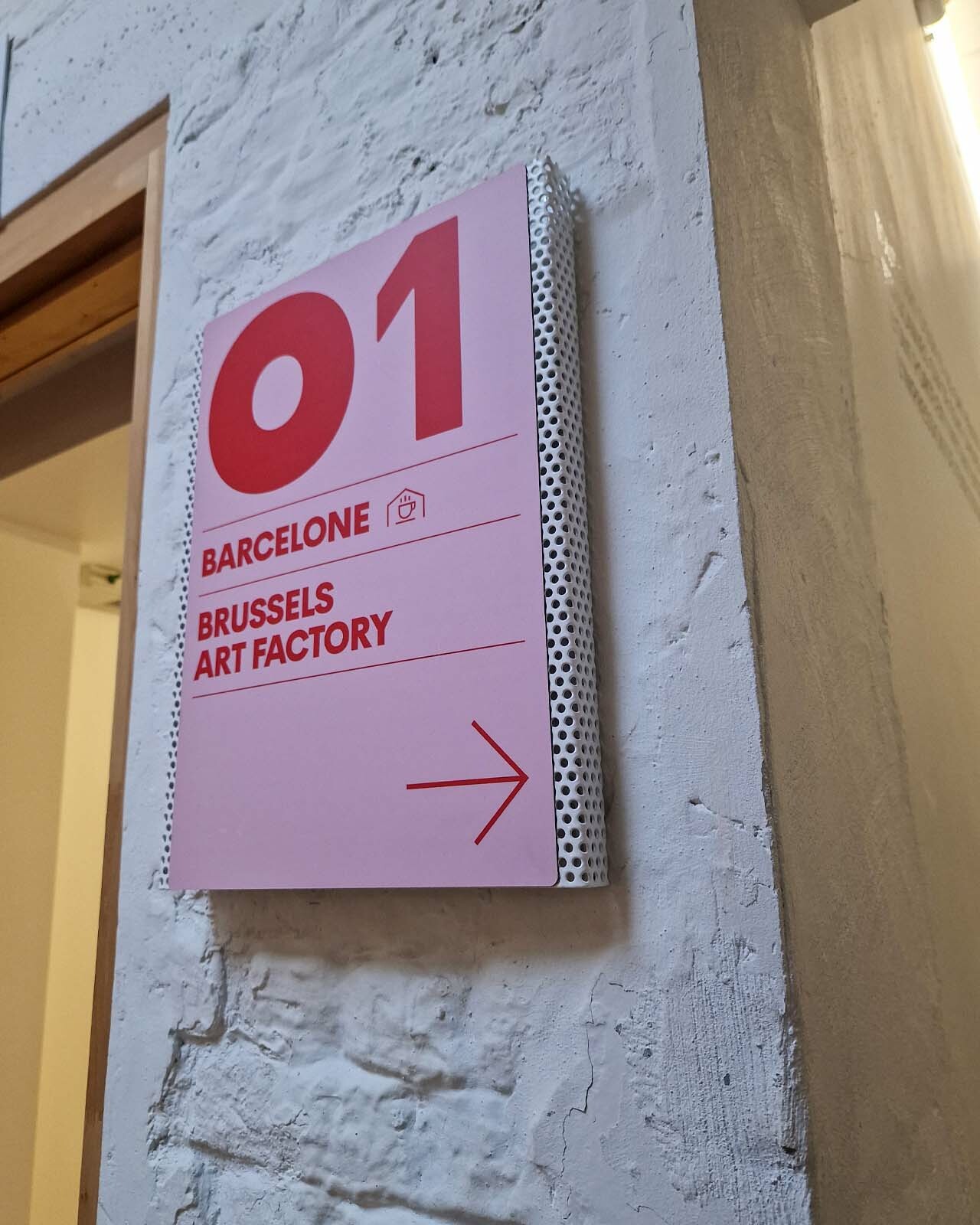 Signalétique sur mur